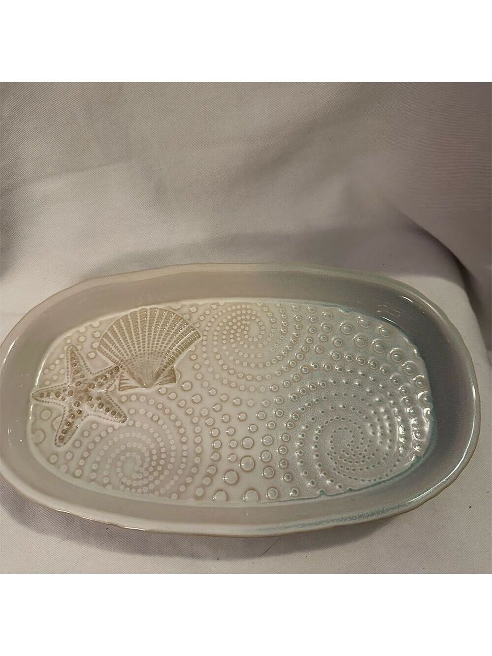 Ombre Oval Plat Starfish Shell Design